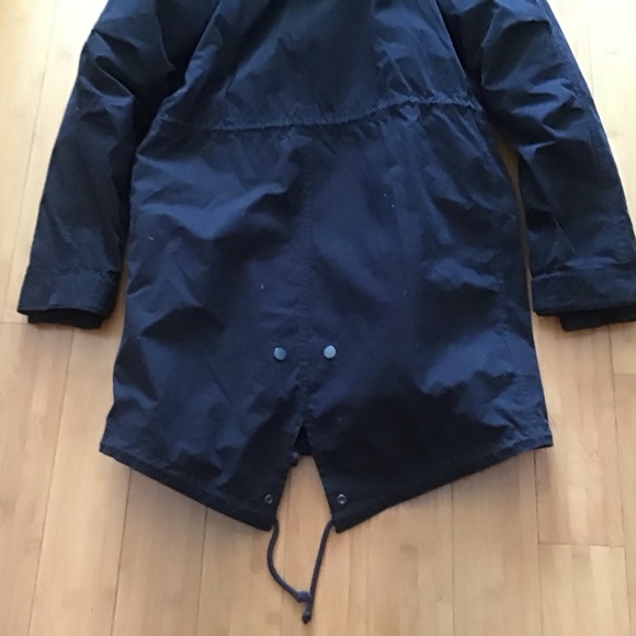 NWOT Community Military Autonomy Fishtail Parka Black - Picture 9 of 14